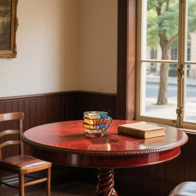 獨一無二的手工3D幸福馬克杯，獻給閱讀愛好者